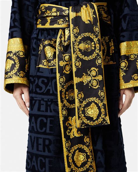 versace baroque bathrobe.